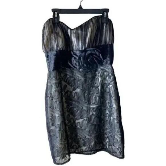 Roberta Dress Junior Teen Size 5 / 6 Sleeveless Bow Lined Cocktail Party Summer - Picture 3 of 11